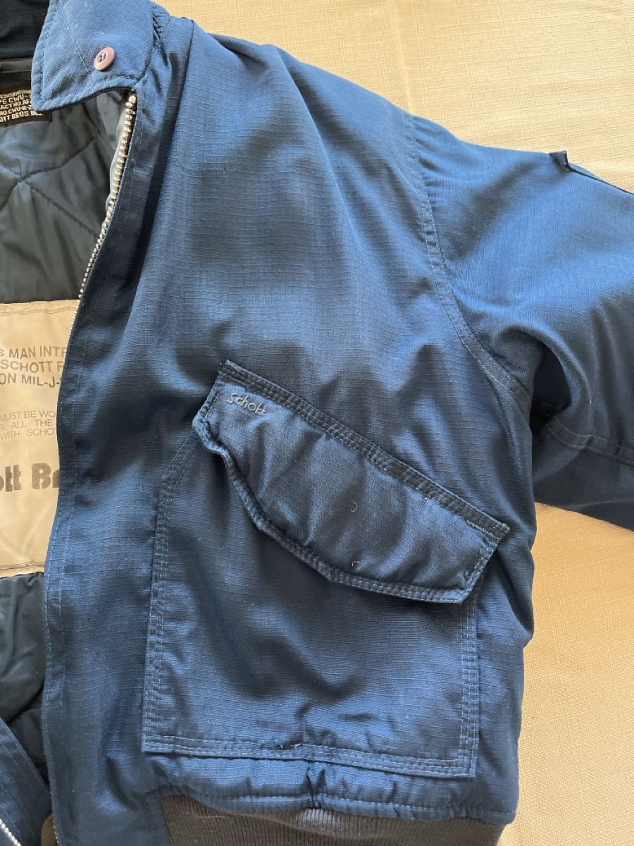 Giacche: Original Schott Bomberjacke – Usato da Colombier NE venduto da andpsykz3 4