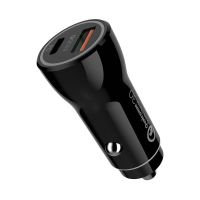 Chargeur Voiture USB + PD Recharge Rapide