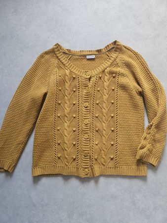 Gilet tricot Moutarde Taille M