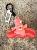Schlüsselanhänger Care Bears Love-a-Lot Bär rosa neu