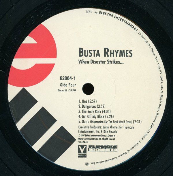 Dischi in vinile: Busta Rhymes ‎– When Disaster Strikes... (2LP) – Usato da Genève venduto da yoww123 4