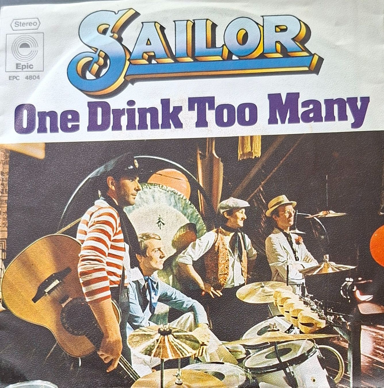 Dischi in vinile: Vinyl-Single Sailor - One Drink Too Many – Usato da Langenthal venduto da Modo39
