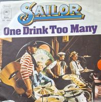 Vinyl-Single Sailor - One Drink Too Many