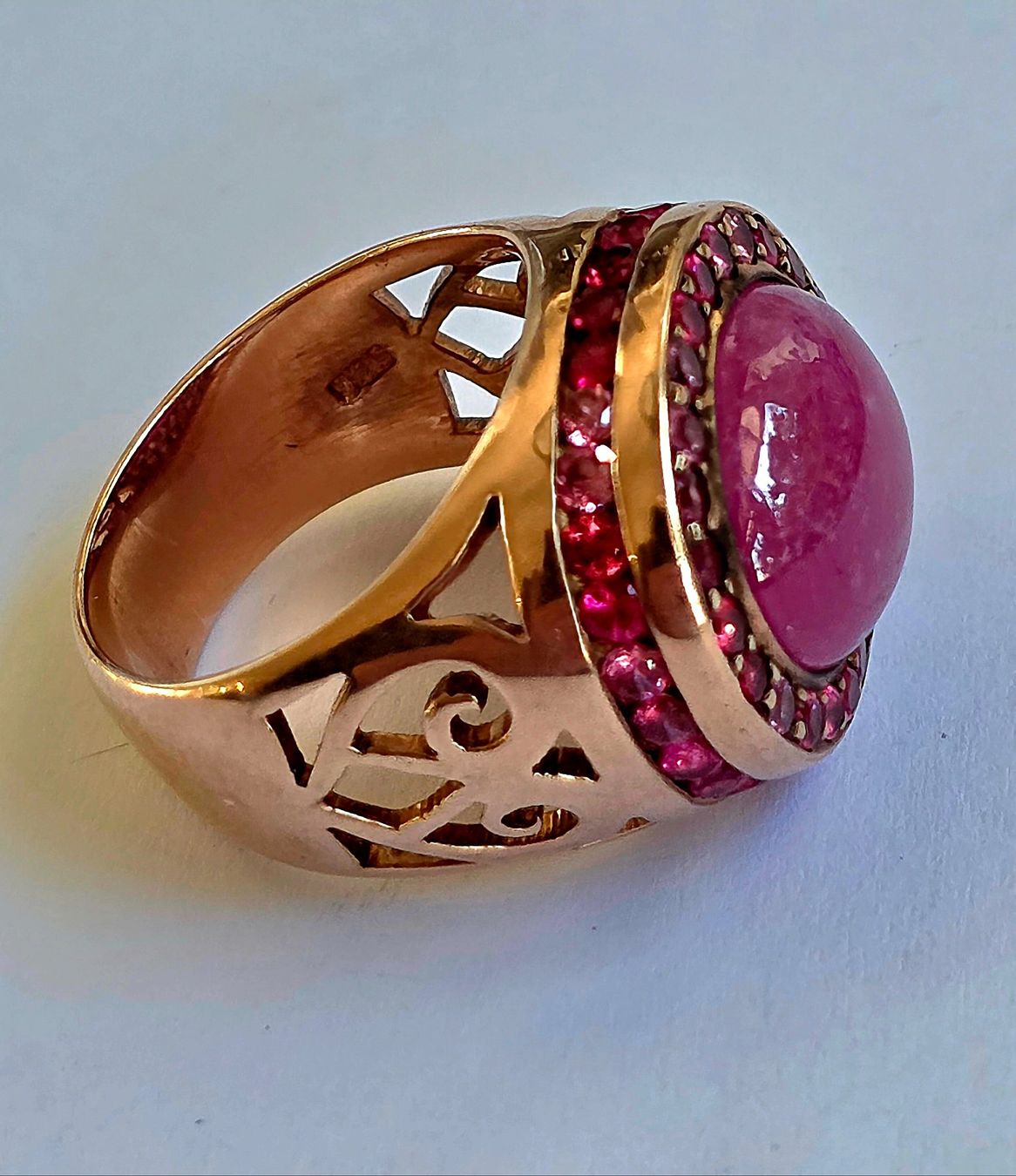 Ringe: Ring mit Rubin und Granaten – Neu (gemäss Beschreibung) aus Zürich von Bieter04 2