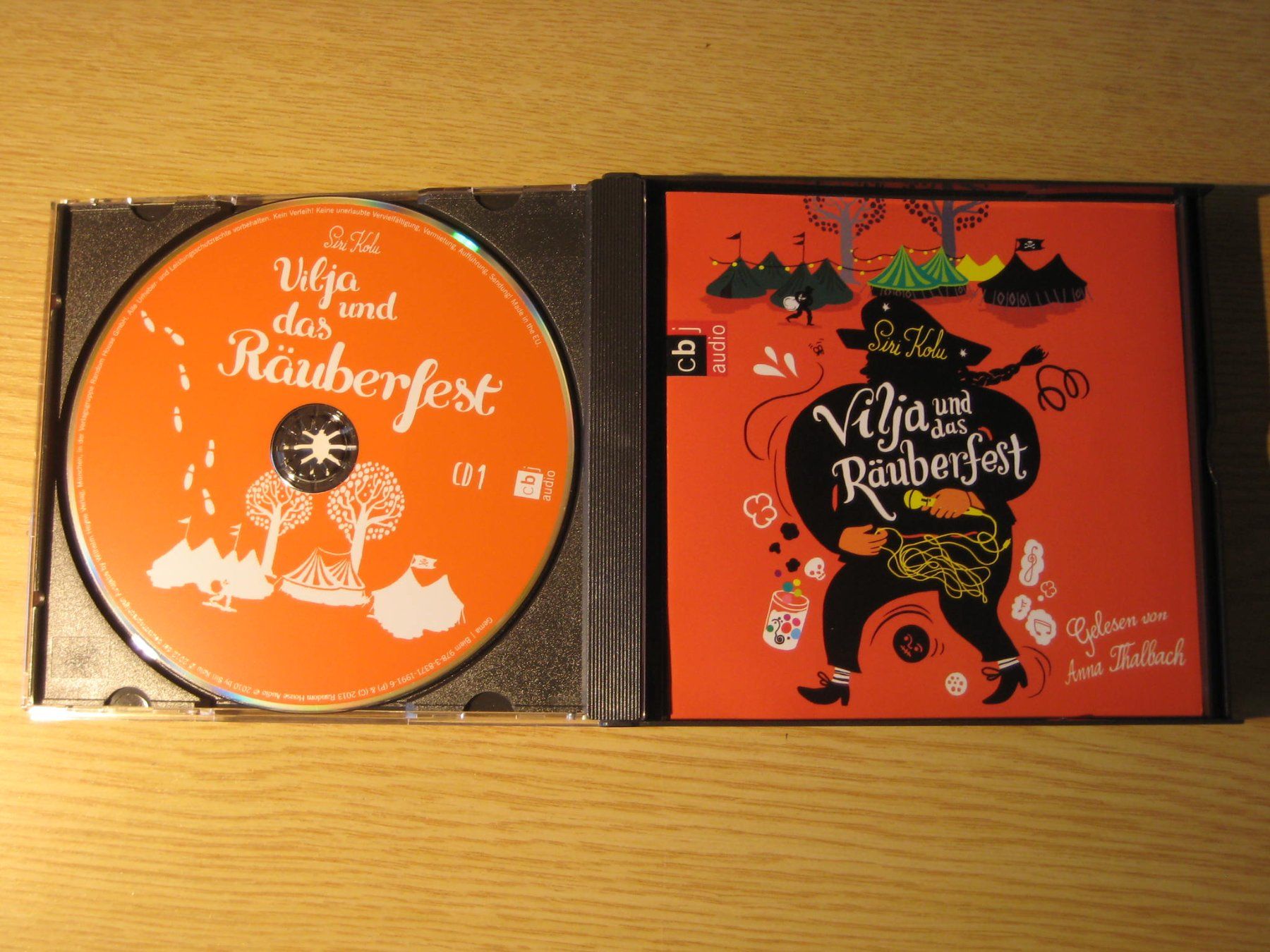 Livres audio: 3 CD's - Vilja und das Räuberfest – D'occasion à Greifensee par Janali01 2
