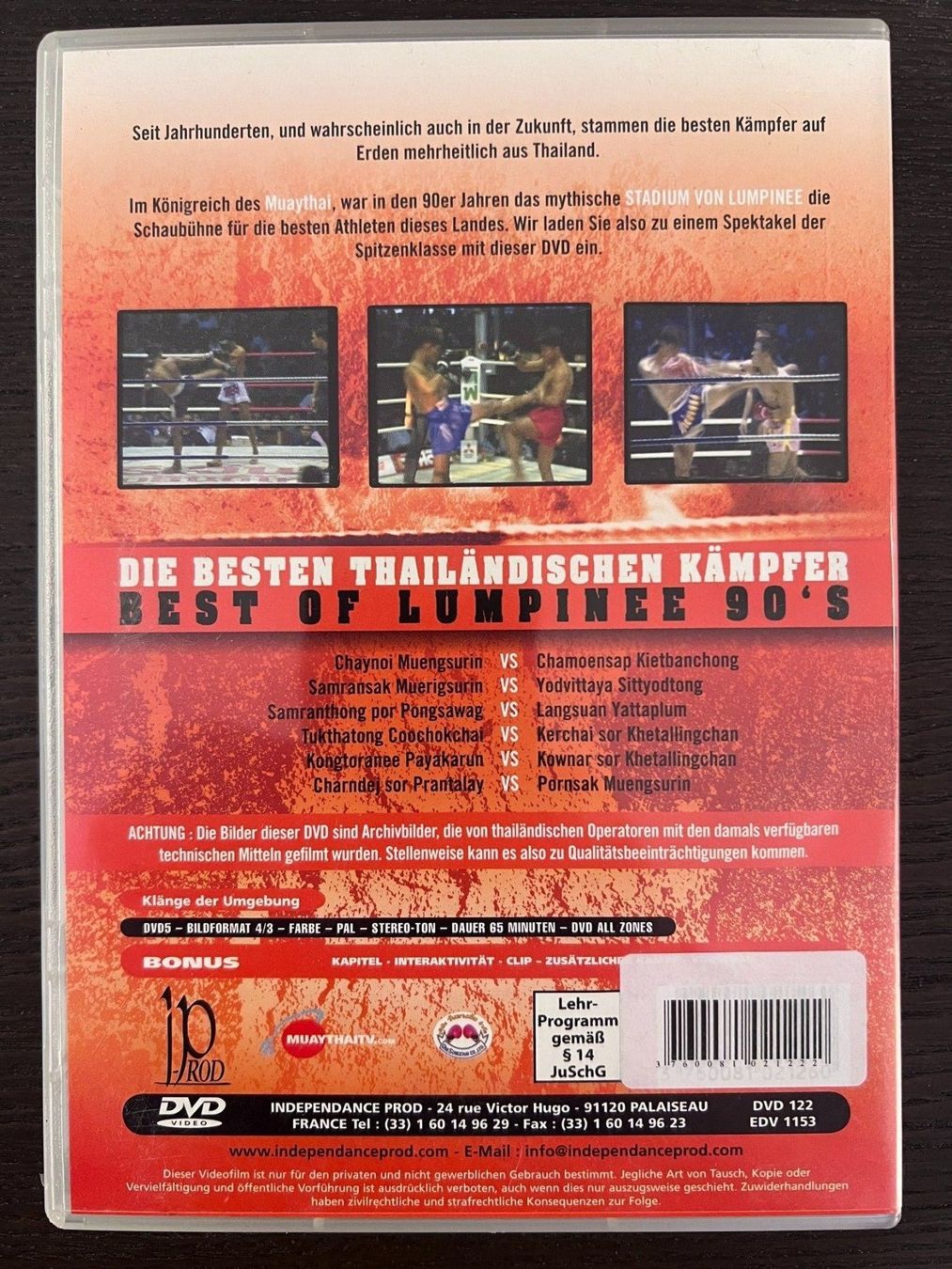Tous les DVDs: Die Legenden des Muaythai – D'occasion à Zürich par FilmFreunde 1
