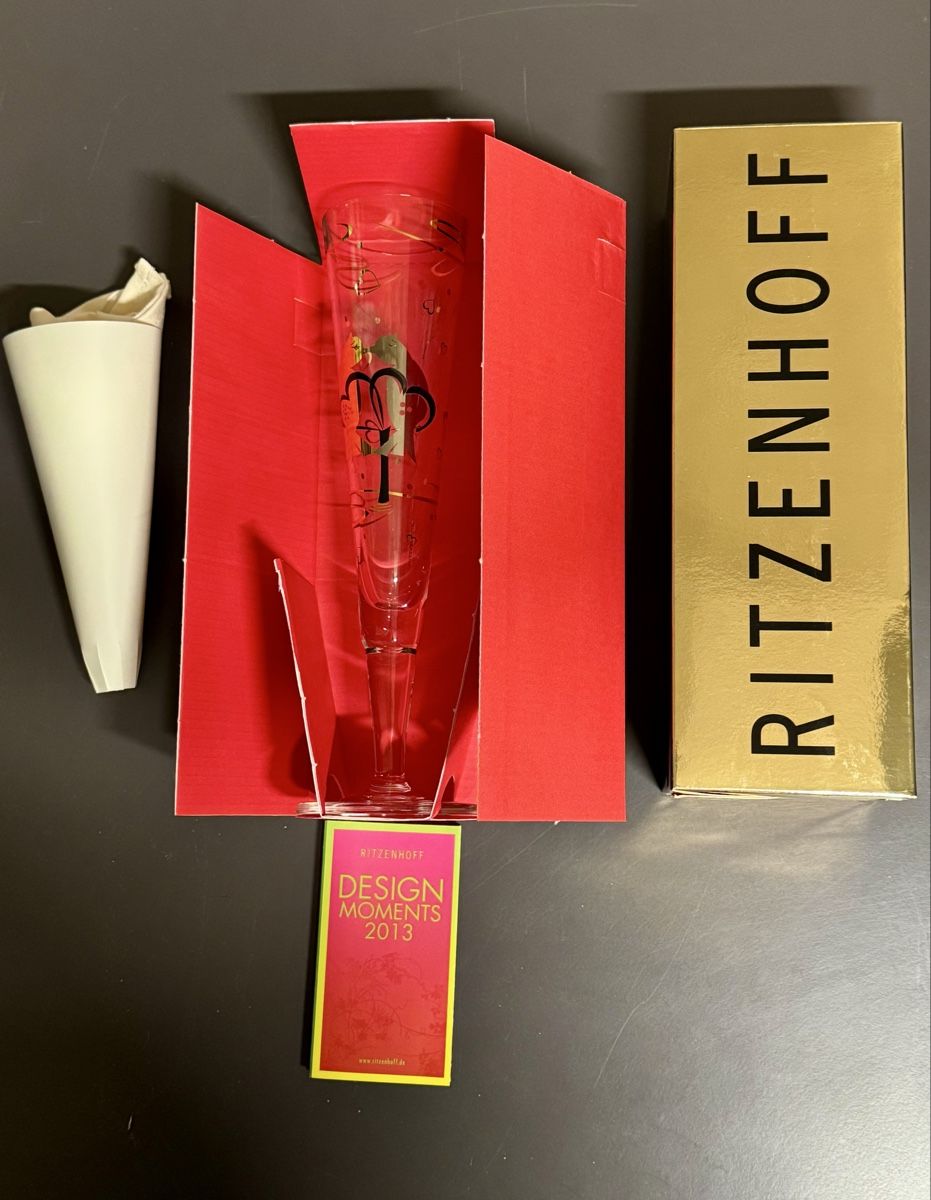 Ritzenhoff Gläser: 2 Ritzenhoff Champagnergläser Jutta Bücker Design 2013 – Neu und originalverpackt aus Zürich von  4