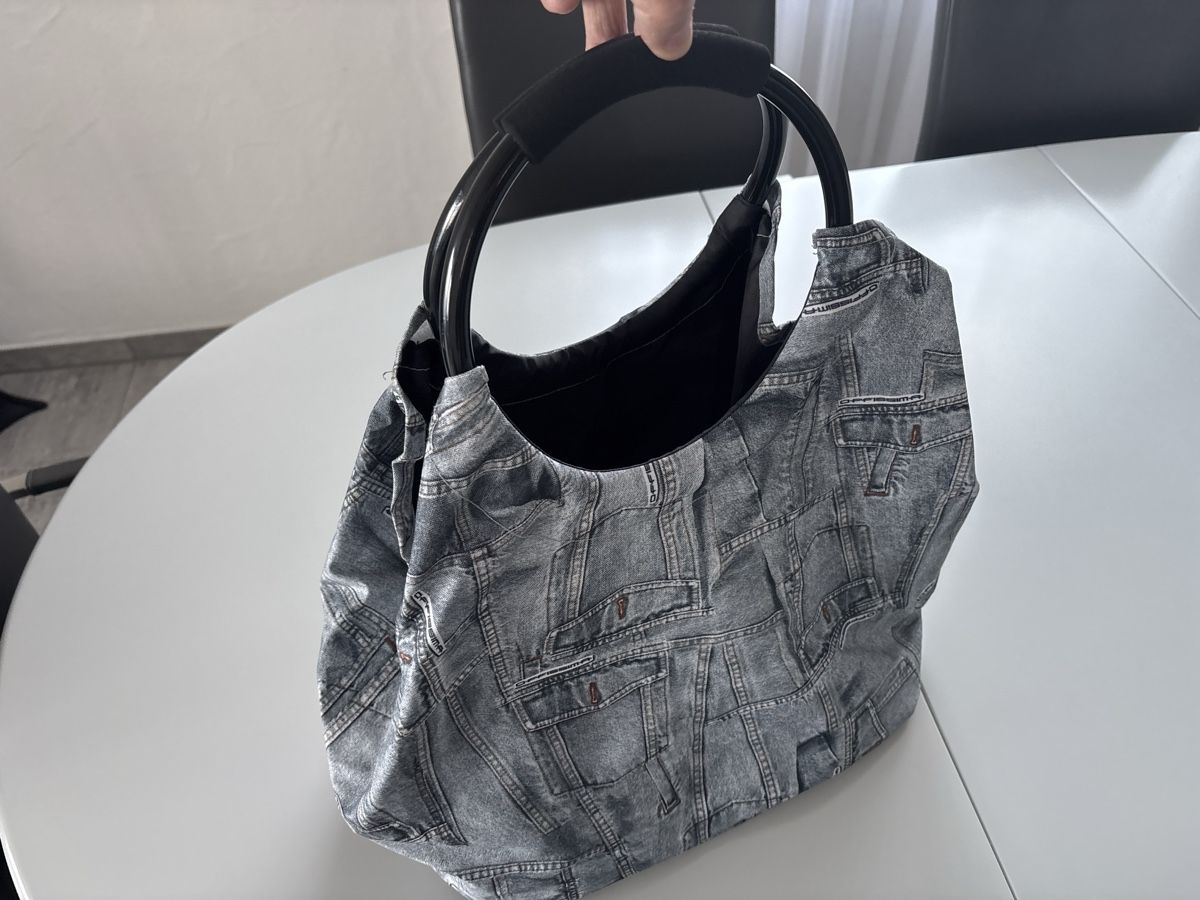 Borse da donna: Badetasche Jeans-Look – Nuovo (secondo la descrizione) da Unterengstringen venduto da hab_dyp5 4