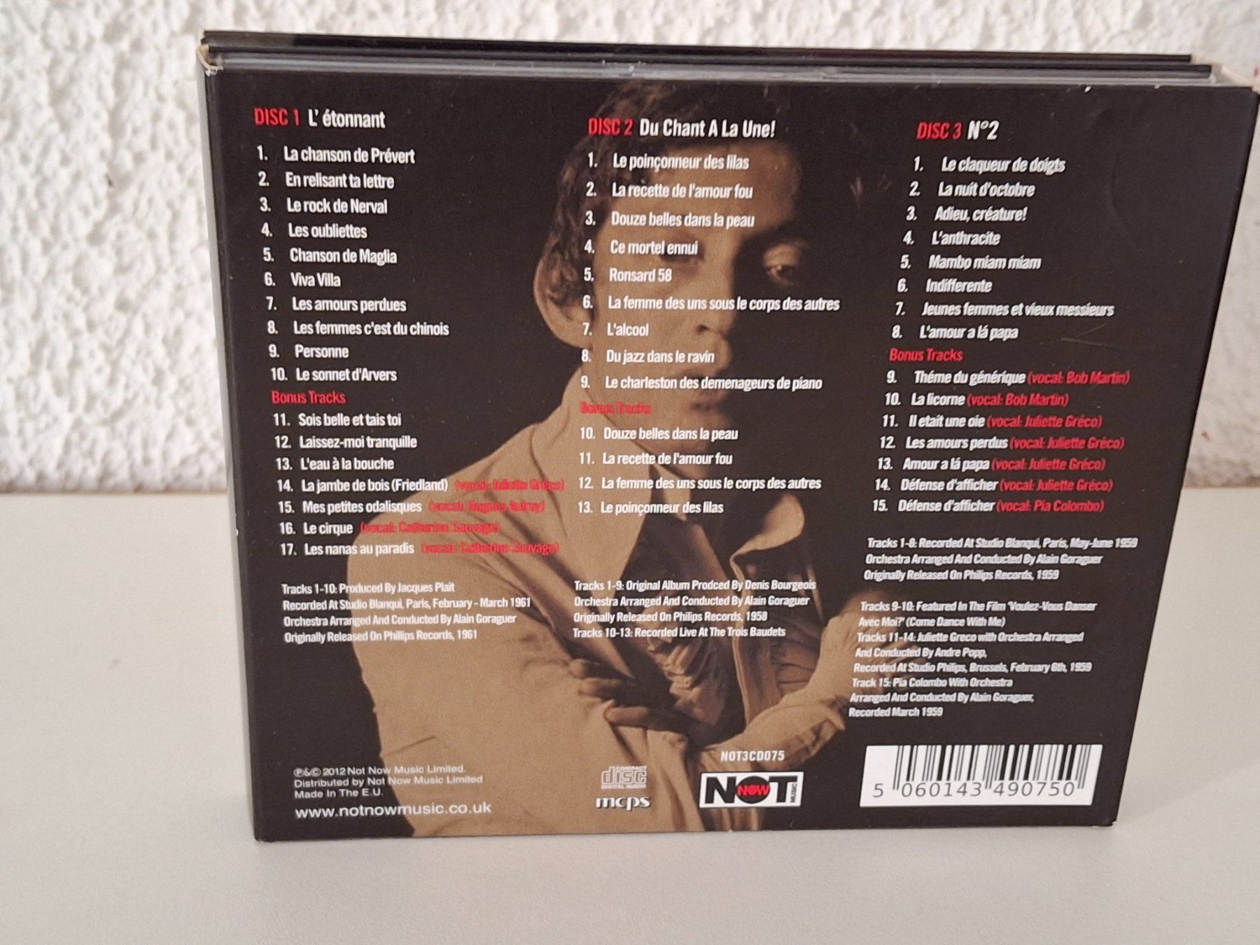 CD: 3CD Box Serge Gainsbourg -  Avec Amour  remastered – Usato da Aarberg venduto da Jackup1 1