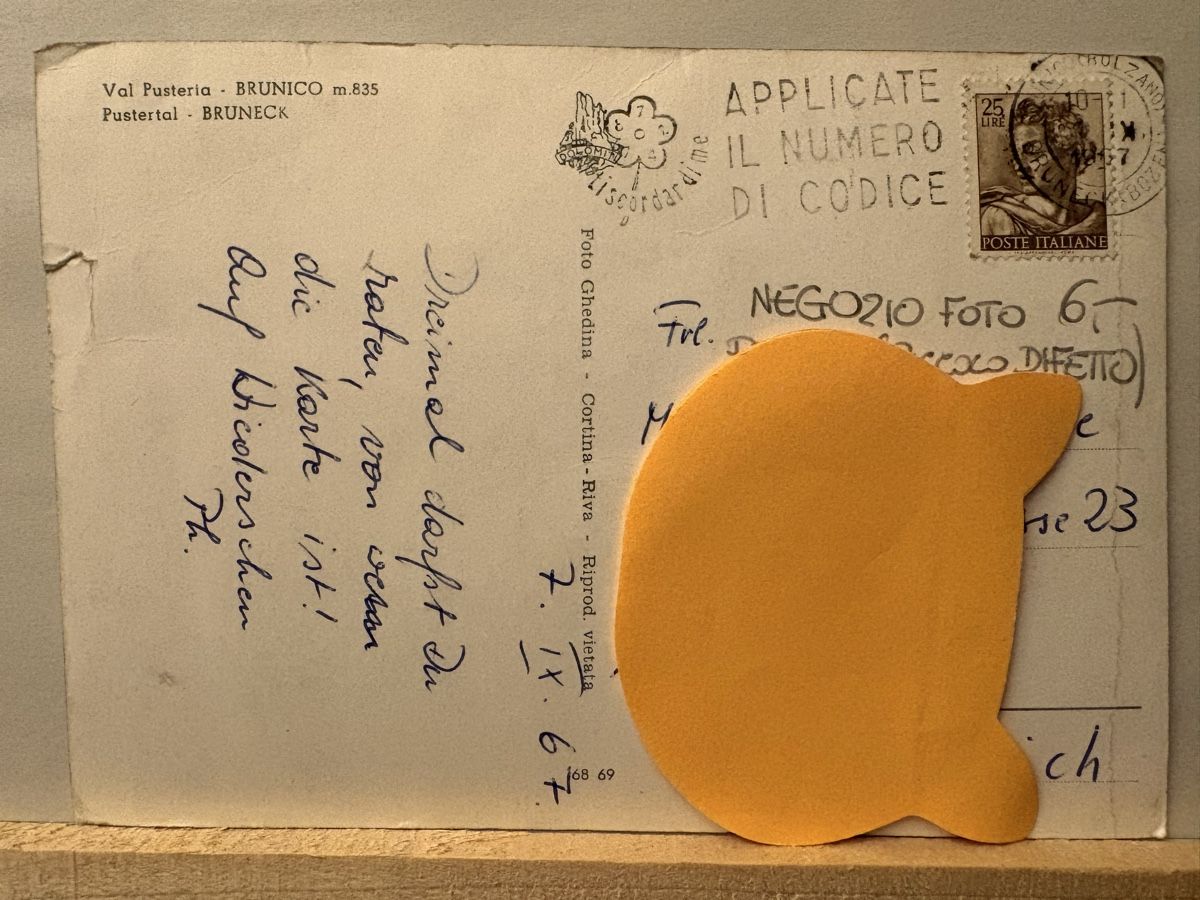 Cartoline postali: AK von Brunico – Usato da Rümlang venduto da Brieftaube1 1