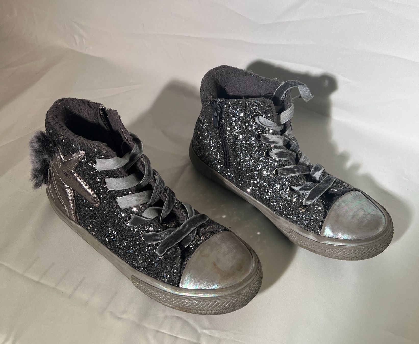 Scarpe per ragazze: Glitzerhalbschuhe Gr. 30 gefüttert – Usato da Zürich venduto da Drahtzug 4