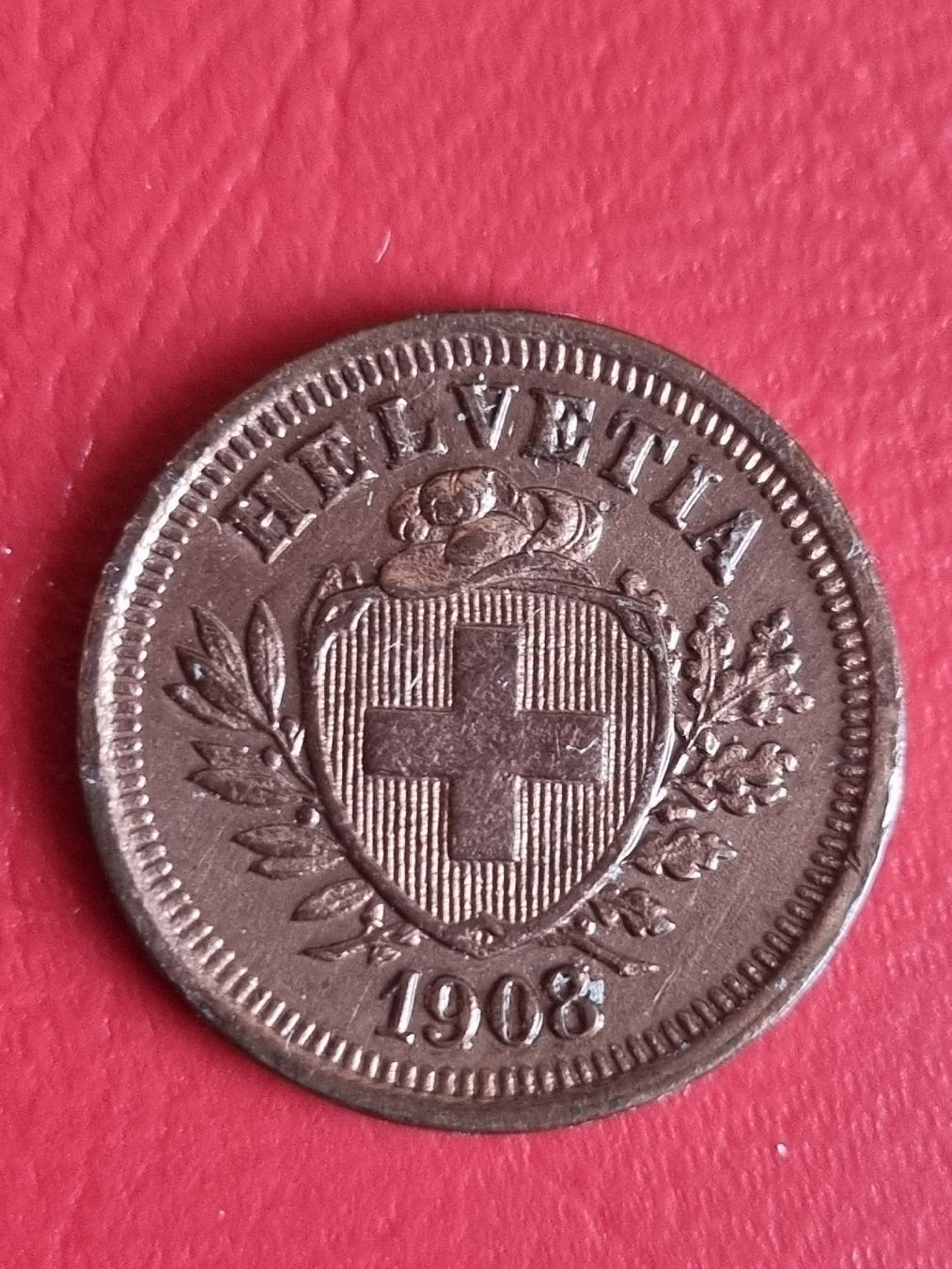 Toutes les monnaies: 1 RAPPEN 1908 - SCHWEIZ  – D'occasion à Heimenschwand par rog_p7h9