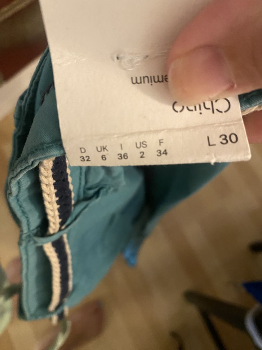 Esprit Pantaloni: NEUE ESPRIT Chino Hose Grösse D32 L30 – Nuovo e nell'imballaggio originale da Buochs venduto da mel_dc2n 6
