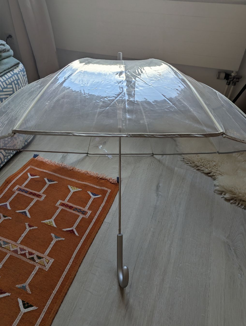 Ombrelli: big transparent umbrella, see-through – Nuovo (secondo la descrizione) da Schlieren venduto da maseam 5