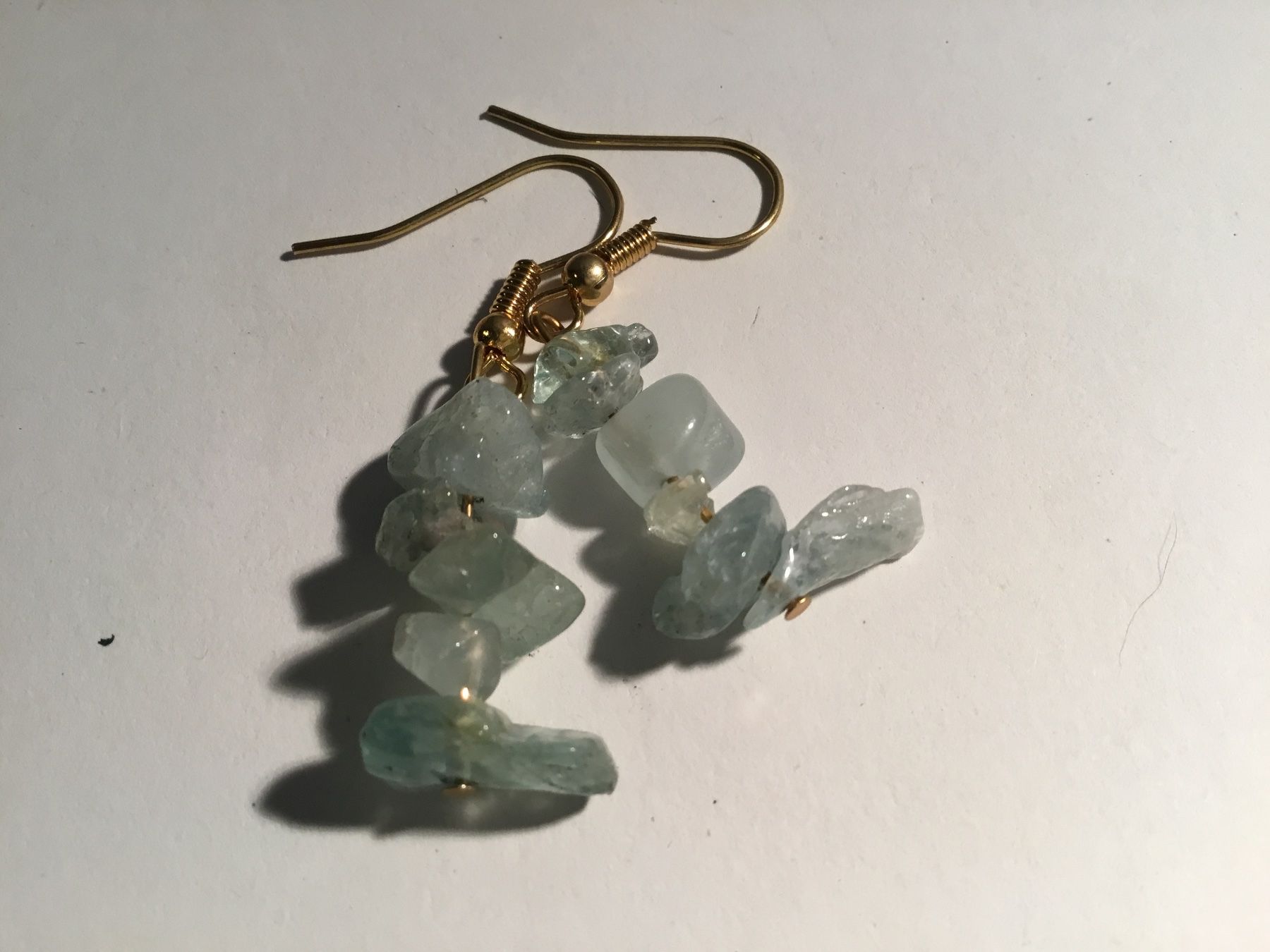 Orecchini pendenti & Orecchini a lobo: Ohrhänger Aquamarin Heilstein – Nuovo e nell'imballaggio originale da Doppleschwand venduto da lapis106 3