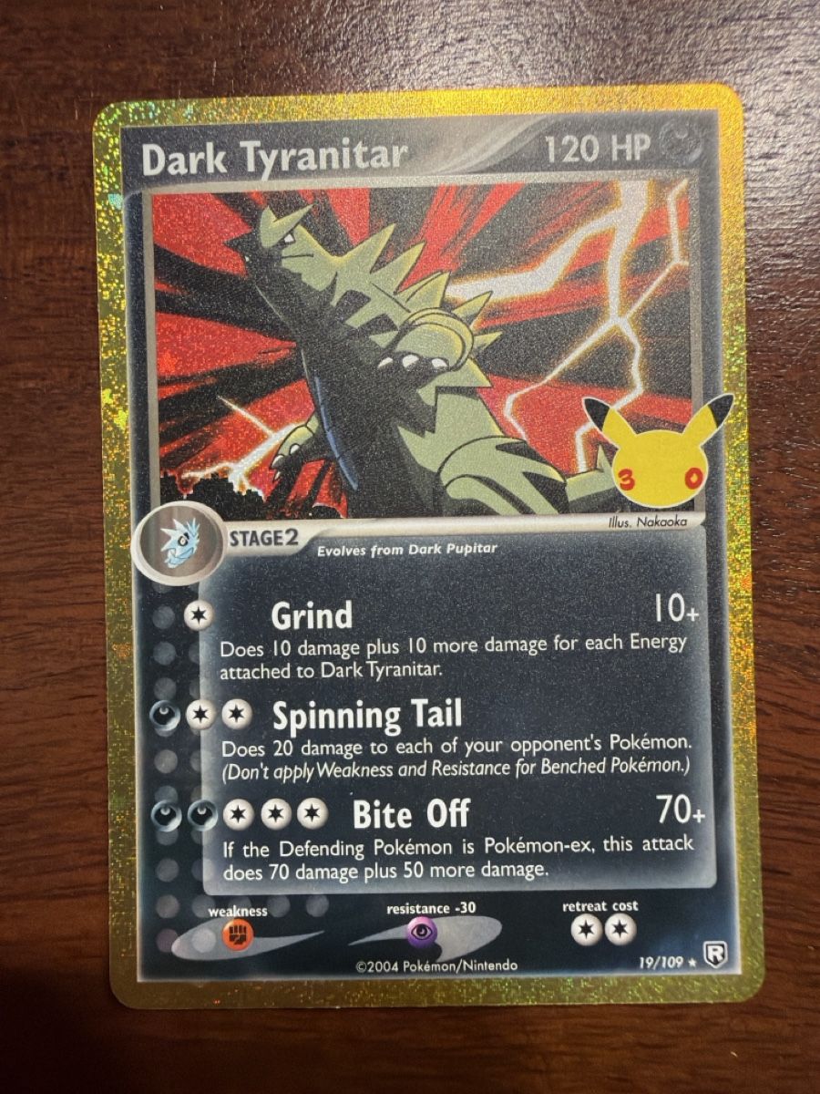 Pokémon Sammelbilder & Trading cards: Dark Tyranitar (30C TRR 19) – Neu (gemäss Beschreibung) aus Emmenbrücke von Pack_Ripper