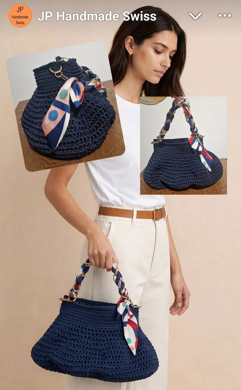 Borse da donna: SAC HANDMADE EN CROCHET SUPER OFFRE – Nuovo e nell'imballaggio originale da Camorino venduto da JPHANDMADE1 5