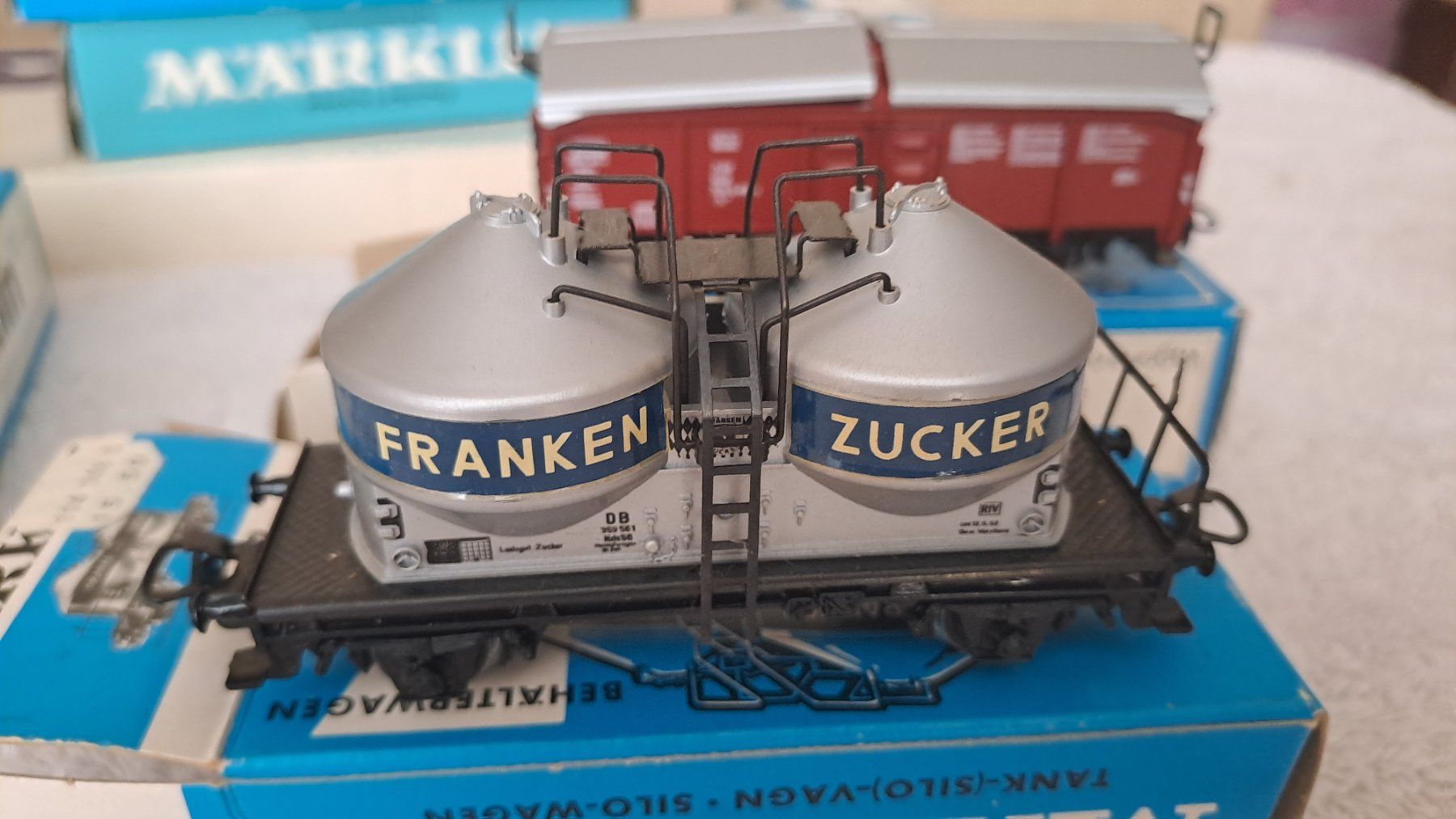 Märklin Modellini di ferrovie: Märklin 10 verschiedene Güterwagen H0 WS/20 – Usato da Winterthur venduto da Riebeli333 3