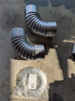 2× FAL Ofenrohrbogen DN 120 + Wandrosette (neu)