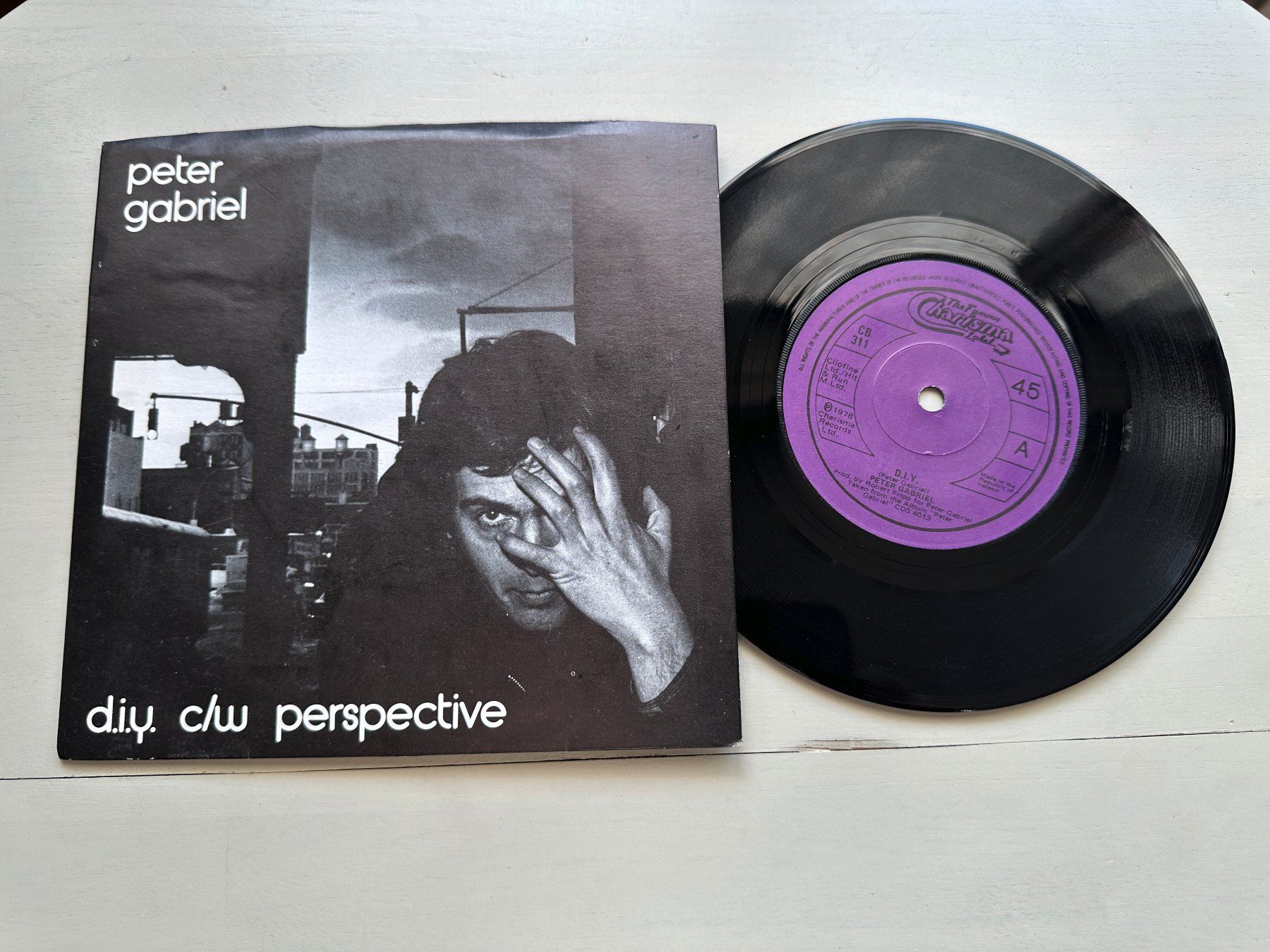 Schallplatten: PETER GABRIEL GENESIS rare D.I.Y Single UK original Top – Gebraucht aus Basel von Partridge