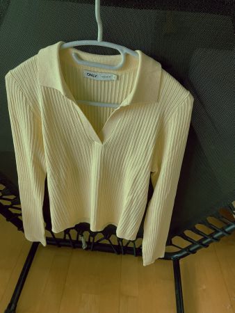 Only Pullover Langarm gelb Grösse L
