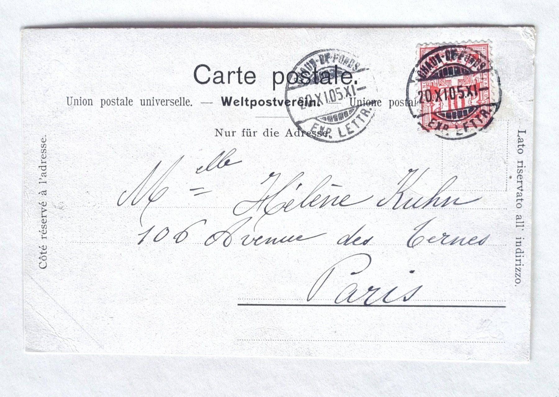 Cartes postales: Meiringen - Hotel Bahnhof - 1905 – D'occasion à Rothrist par RROENK 1