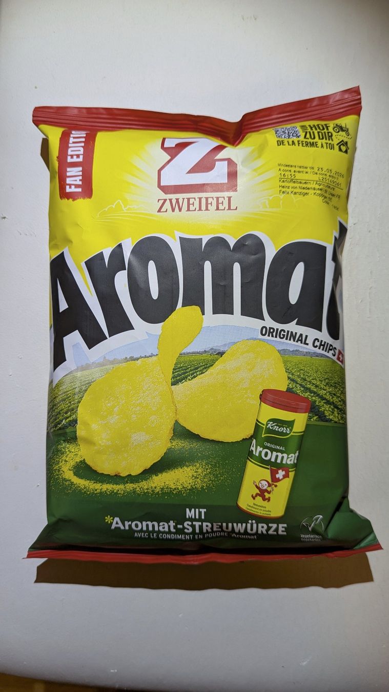 Zweifel Cibi & Specialità: Zweifel Aromat - Fan Edition – Nuovo e nell'imballaggio originale da Losone venduto da NGC9938