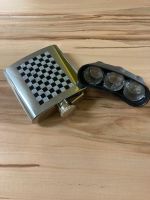 Flachmann, Edelstahl, BlingBling