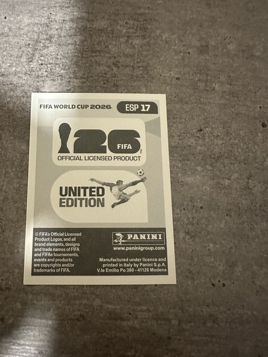 Panini Carte collezionabili: ESP 17 , FIFA WORLD CUP 2026 PANINI  – Nuovo (secondo la descrizione) da Frauenfeld venduto da 1PegPeg1 1