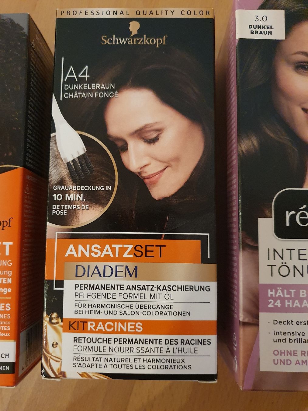 Färbemittel: Haarfarben Sets, Dunkelbraun – Neu und originalverpackt aus Steinach von Xamax18 2