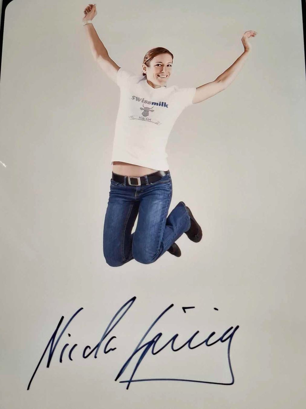 Autografi: Nicola Spirig - Autogramm auf Foto – Usato da Kaisten venduto da Simpsons4