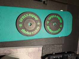 2 Bumperplates zu je 10 kg
