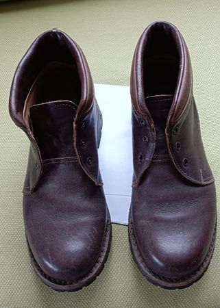 Leder Boot mit Vibram Sohle Gr 43