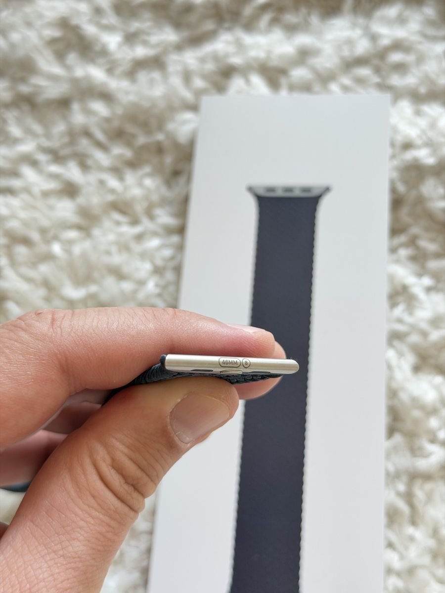 Apple Armbänder & -reifen: Apple Watch Braided Solo Loop 46mm Midnight Gr. 8 Original – Gebraucht aus Zürich von phil_phil_phil 2