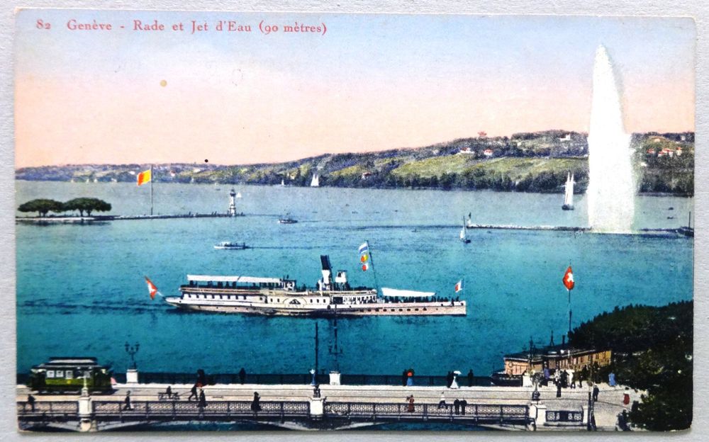 Genève - Rade et Jet d' Eau (90 m) (Gebraucht) in Fétigny für CHF 1 ...