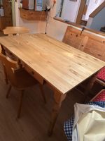 1 Holztisch Esstisch Wohnzimmertisch Landhausstil Holz