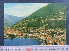 LOCARNO MURALTO LAGO MAGGIORE 1973 AK TI LUFTBILD AERO-FOTO