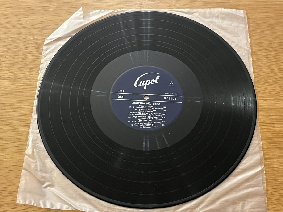 Dischi in vinile: Agnetha Fältskog (ABBA) Same Lp Schweden Original – Usato da Basel venduto da Vinyloase 3