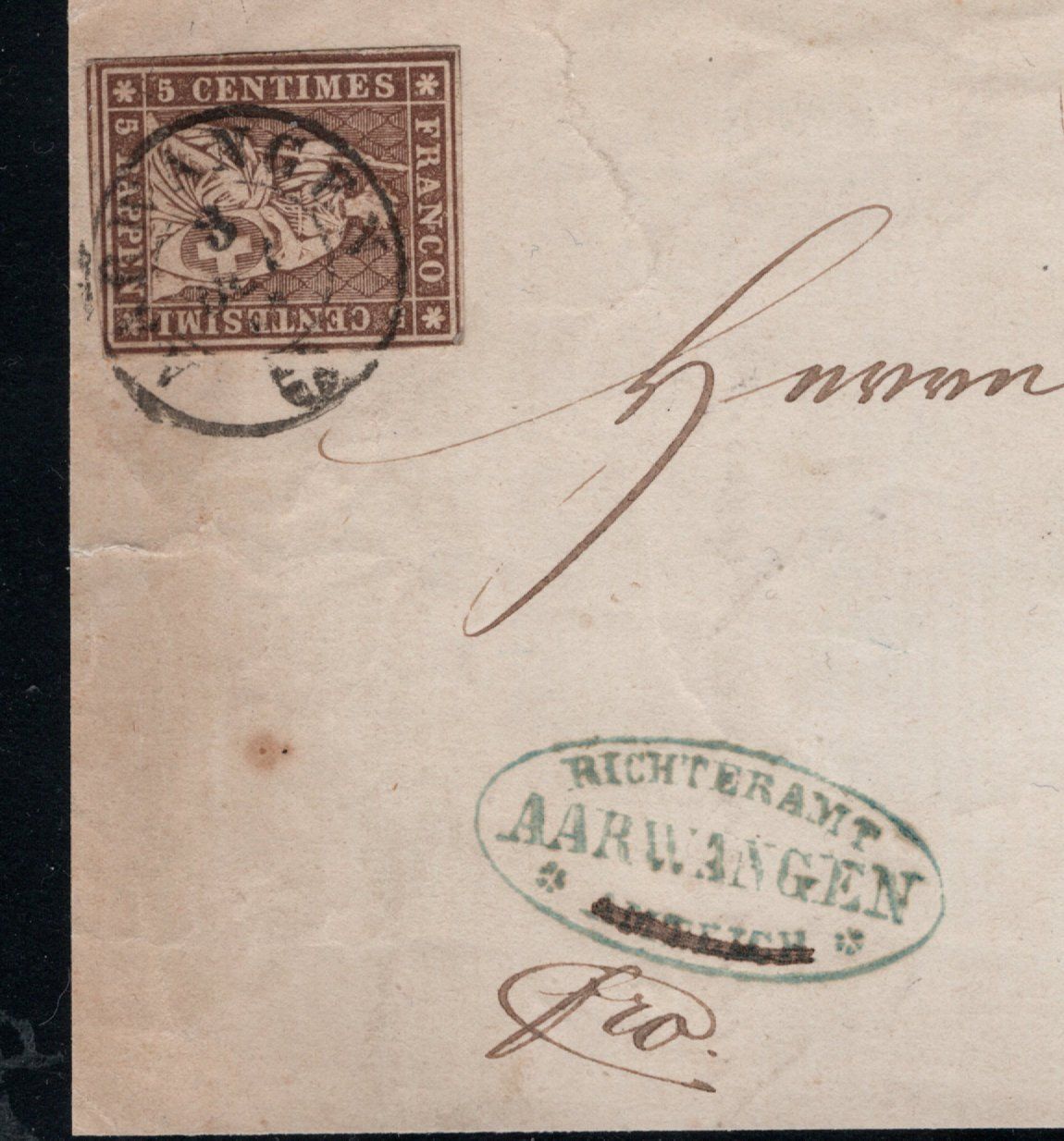 Alle Briefmarken: Partie Strubel-Belege – Gebraucht aus Uesslingen von WHALESTAMPS 2