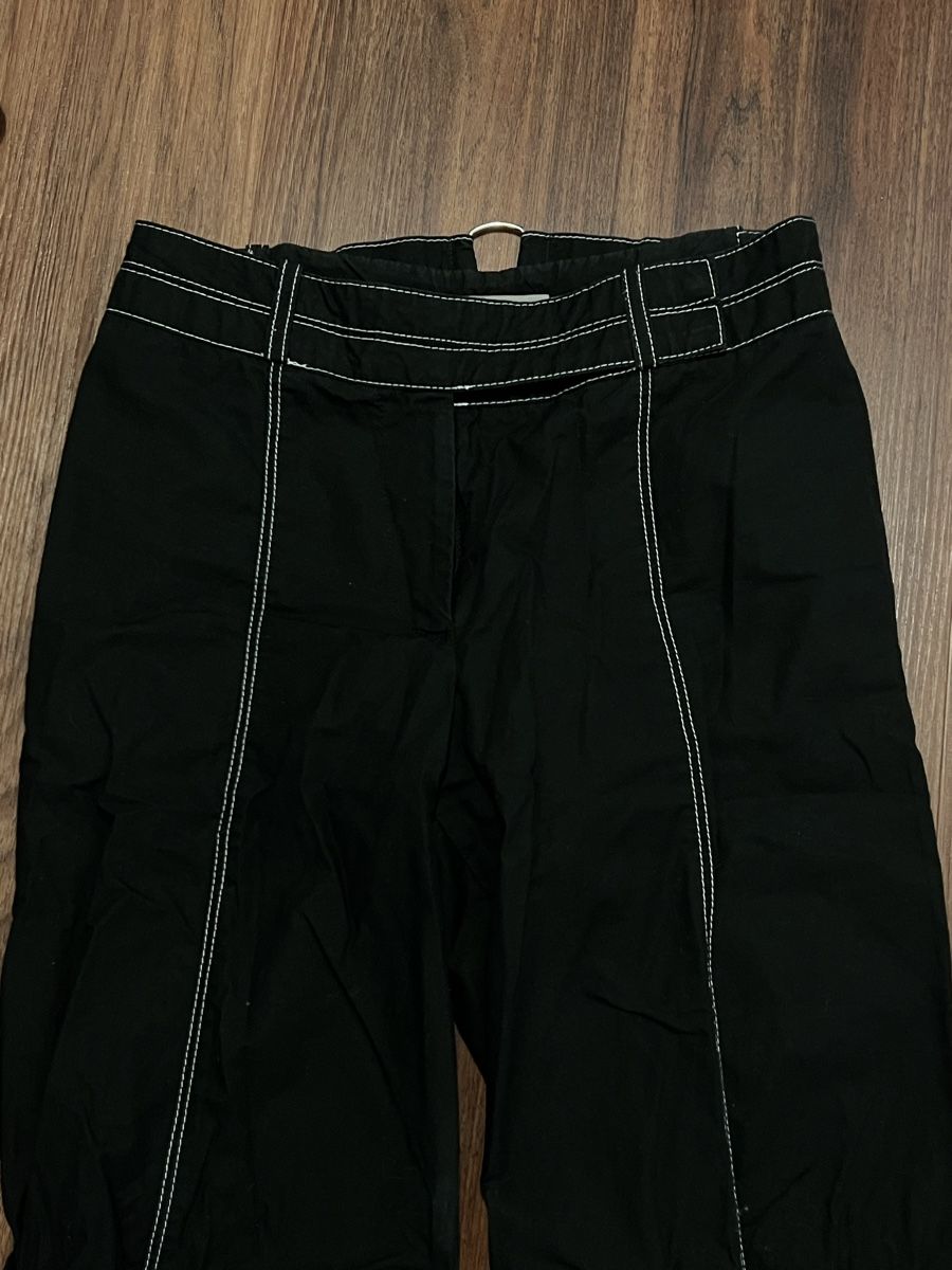 Hosen: Schwarze Stoffhose Schlaghose Gr. 36 Turnover – Neu (gemäss Beschreibung) aus Luzern von Woodbee44 1