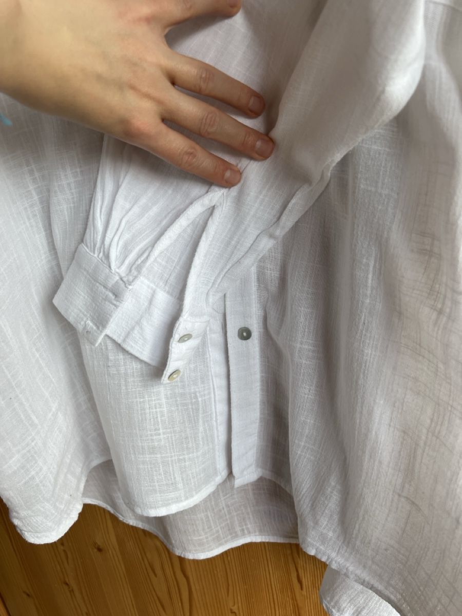 Pull&Bear Camicette: Pull&Bear Hemd, weiss, Gr. M  – Usato da Wallisellen venduto da sarinavs 4