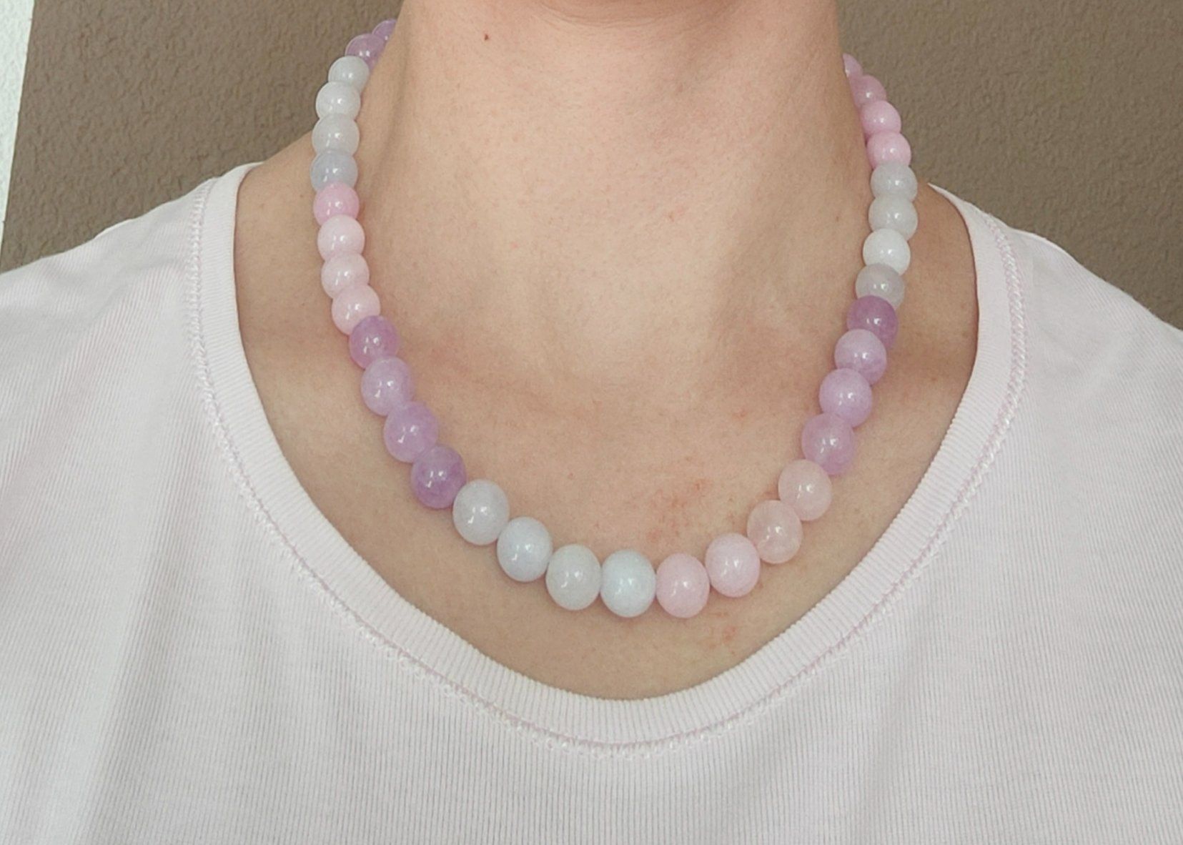 Catenine: Schöne Halskette Aquamarin, Amethyst – Nuovo e nell'imballaggio originale da Bern venduto da Lidia.5 1