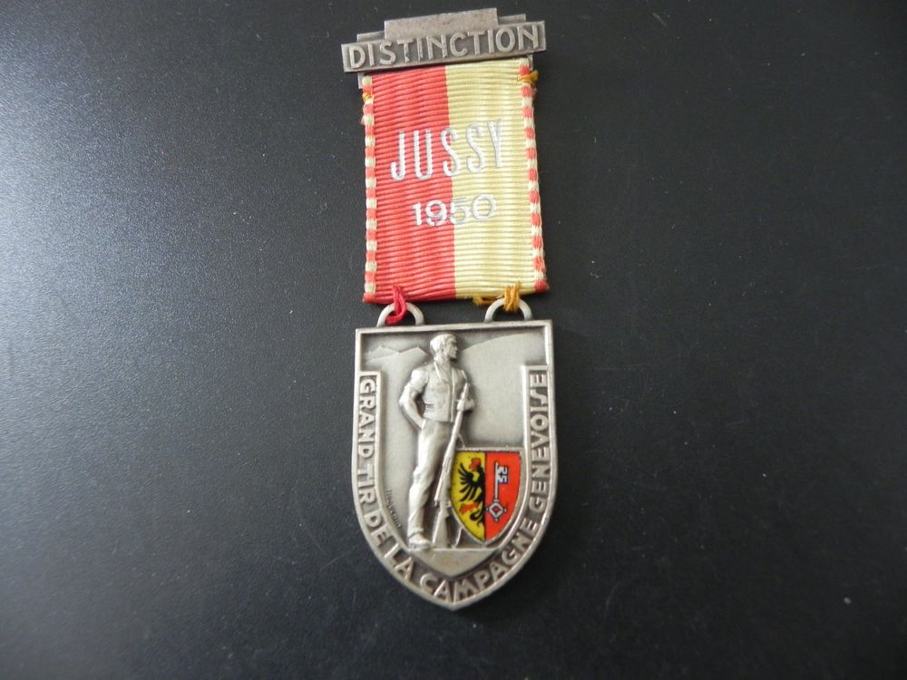 Médaille distinction, tir cantonal Vaudois 1956 – Salle des Ventes La