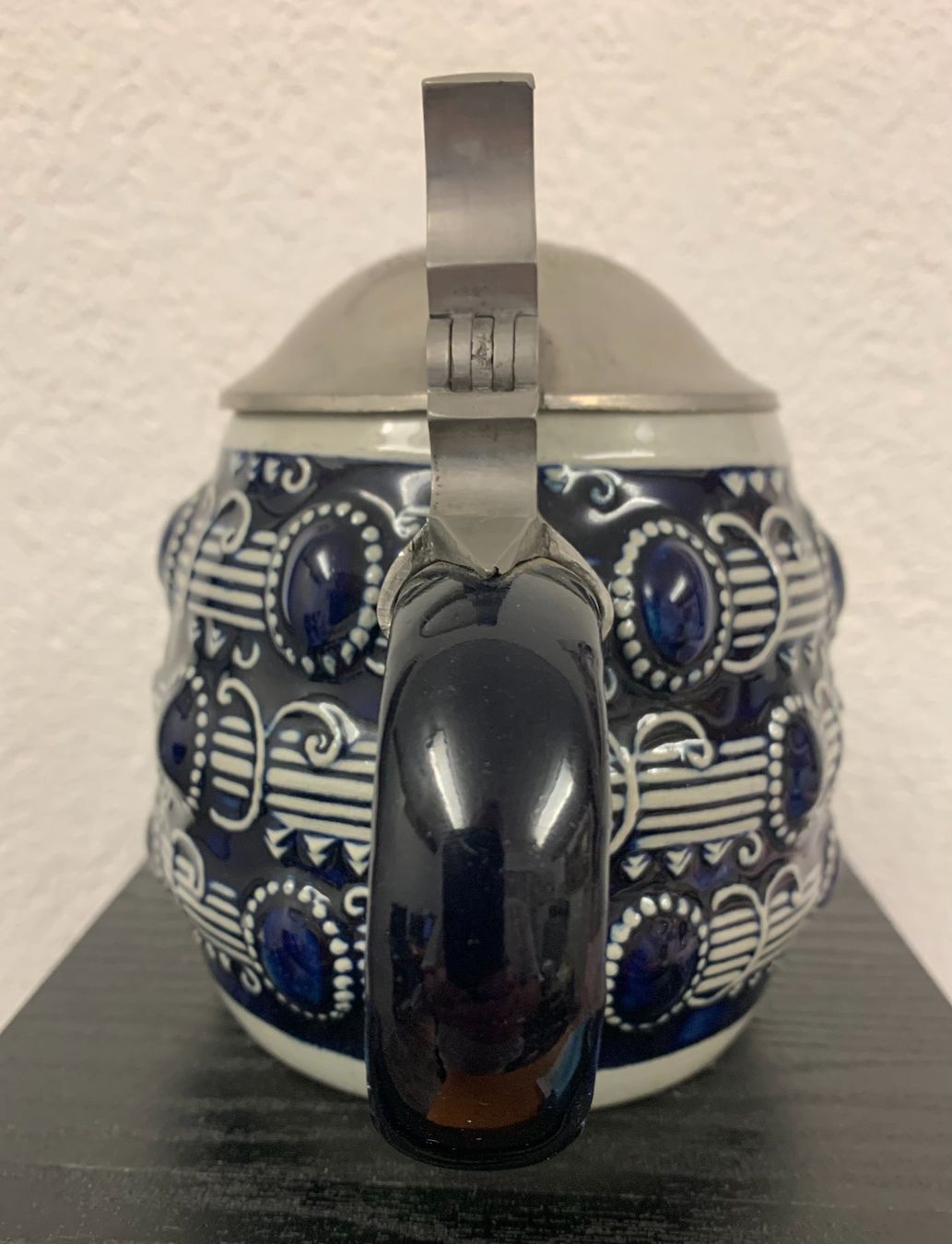 Bicchieri: Bierkrug - Bierhumpen mit Zinndeckel – Usato da Gundetswil venduto da Egro100 2