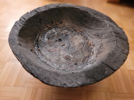 Rustikale Kerzenschale
