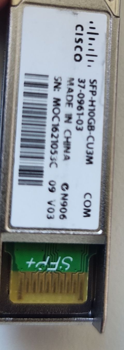 Cisco Cavi: Cisco SFP-H10GB-CU3M 2 Stück – Usato da Ebikon venduto da Maverik8 1