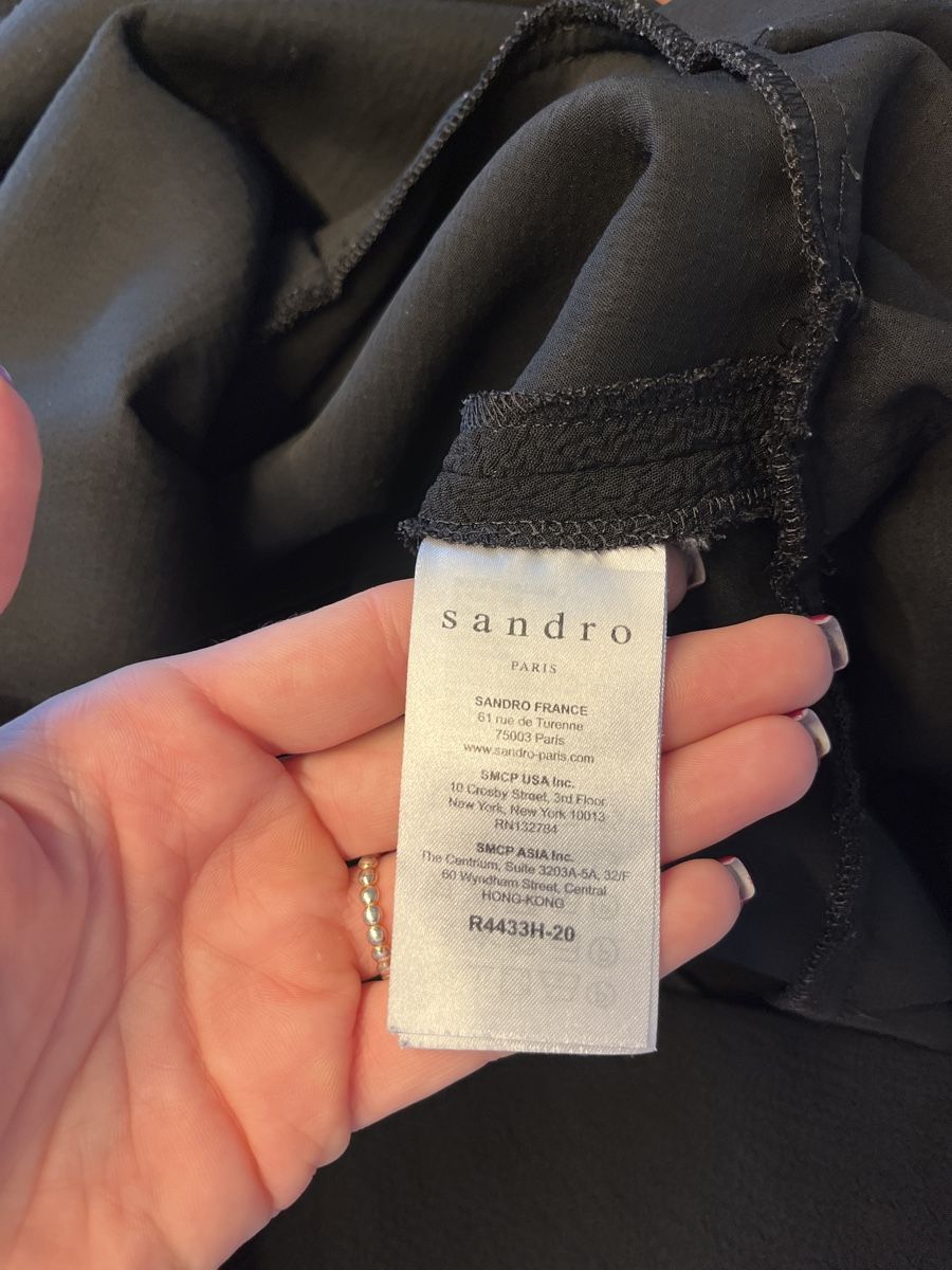 Sandro Vestiti: Sandro Paris Kleid schwarz Gr. 36 Elegant Festlich – Nuovo (secondo la descrizione) da Uitikon Waldegg venduto da SIMI086 2