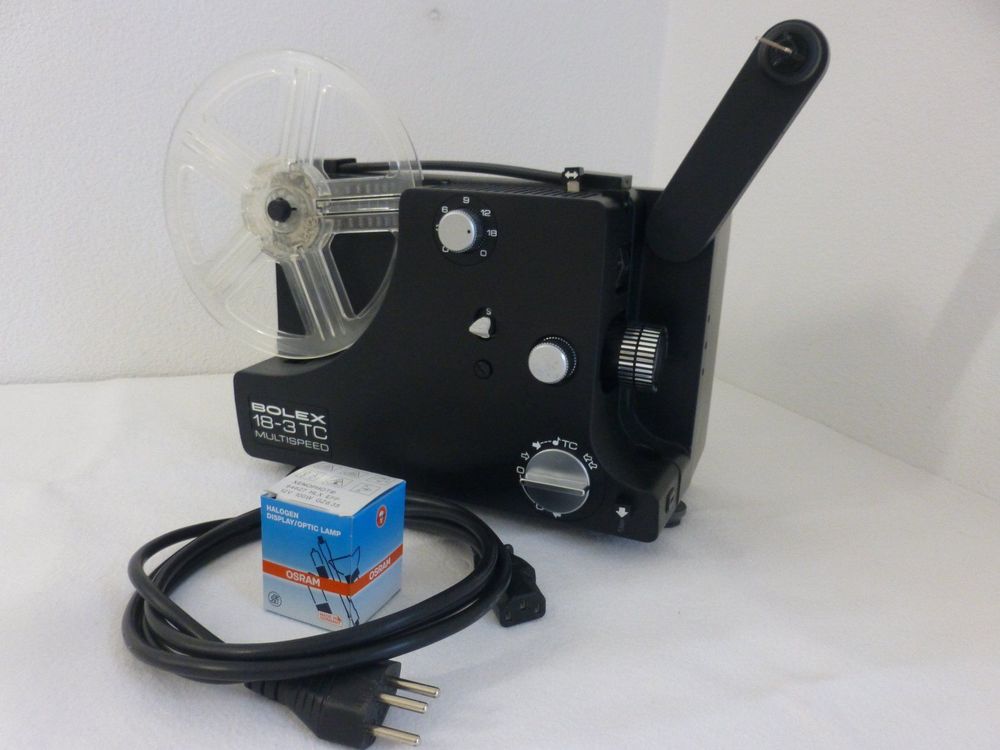 Projecteur Ancien BOLEX 18-6 Multispeed 8mm Super 8 Rare Collection