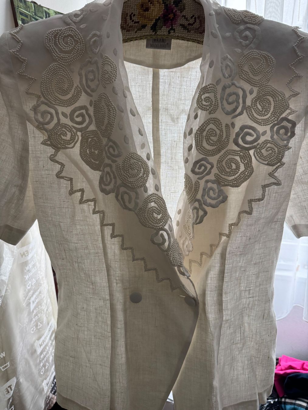 Madeleine Giacche: Vintage Leinenblazer Madeleine – Usato da Obfelden venduto da cesarina10 3