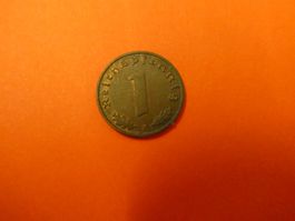Dt. Reich 1939 F,  1 Reichspfennig